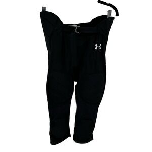 Under Armour Youth XL Integrated Football Pants Black UA900 HeatGear
